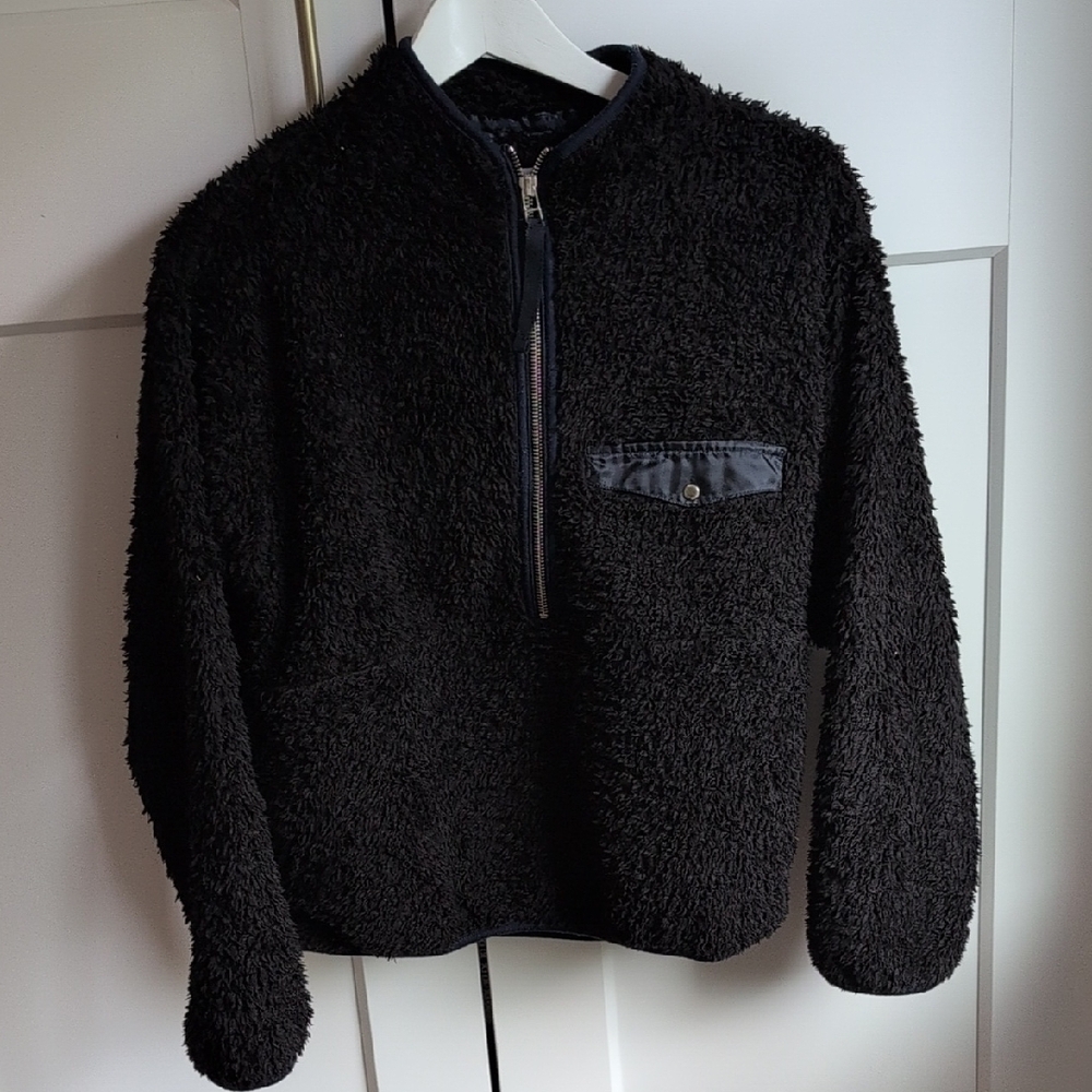Anine Bing Black Fleece Jacket